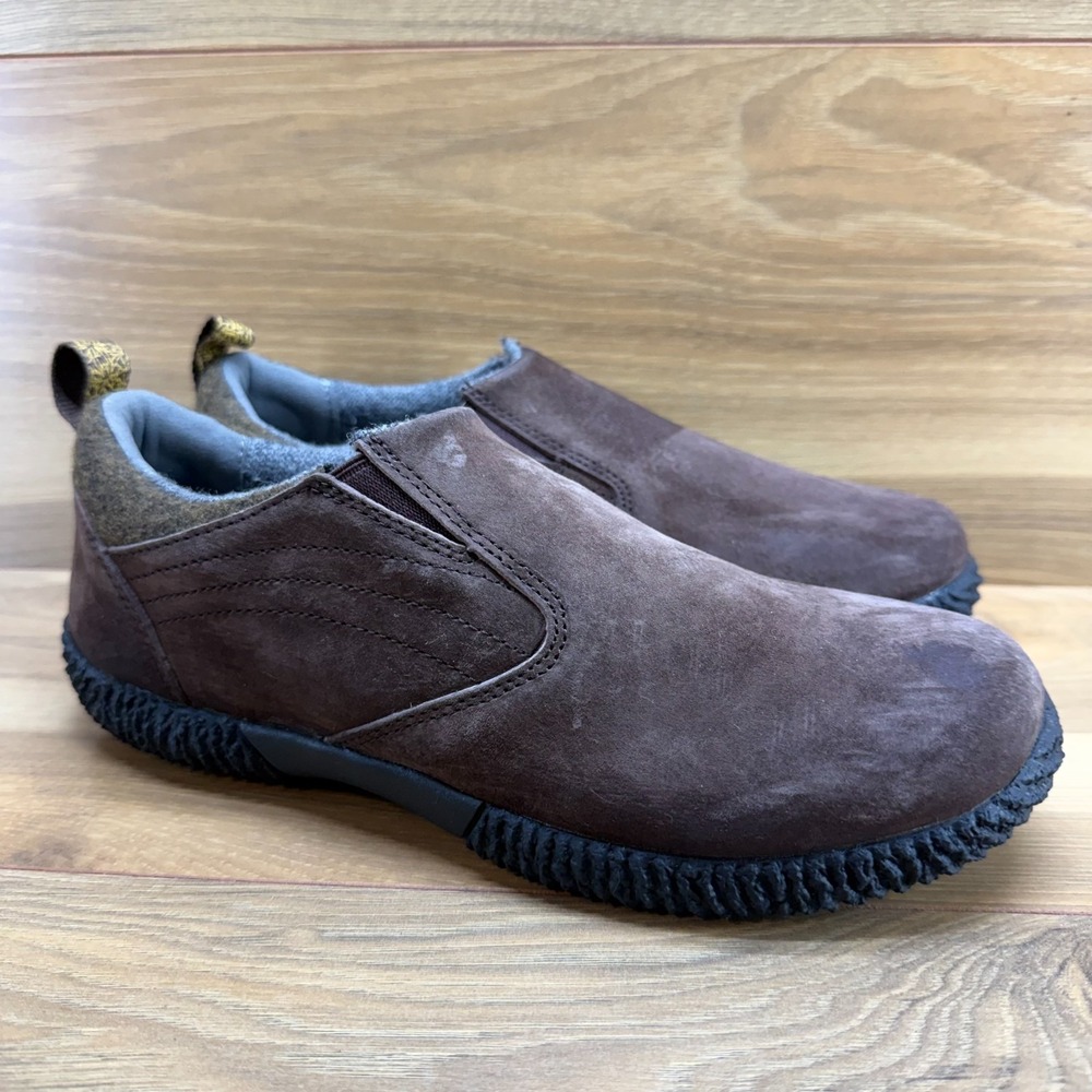 LL BEAN Jungle Moc Womens Shoes 9.5 M Brown Suede Slip On